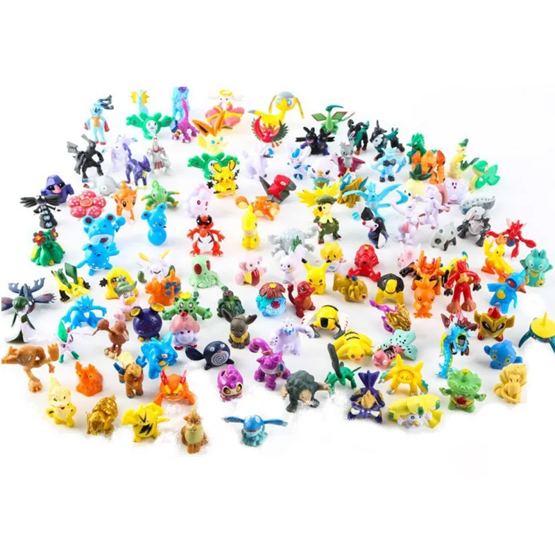 Anime Merchandise Figure - 2-3cm pokemon anime figura pikachu bonito