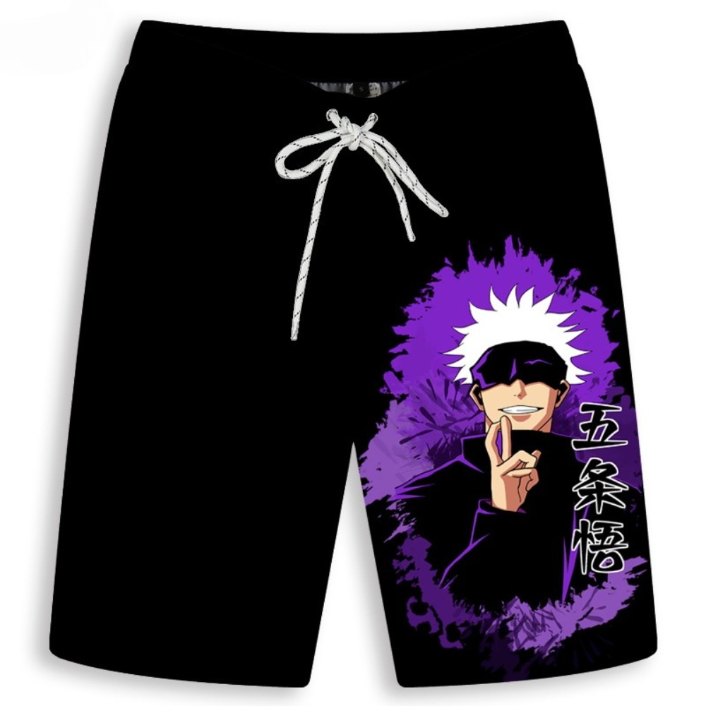 Anime Merchandise Store Japan - Gojo satoru masculino impresso shorts homem