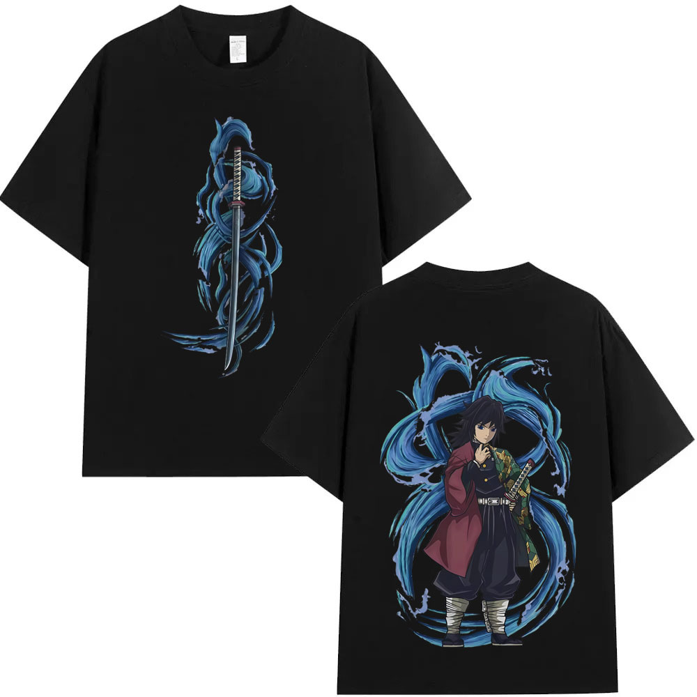 Anime Merch Shopping - Camiseta Masculina de Anime Demon Slayer: