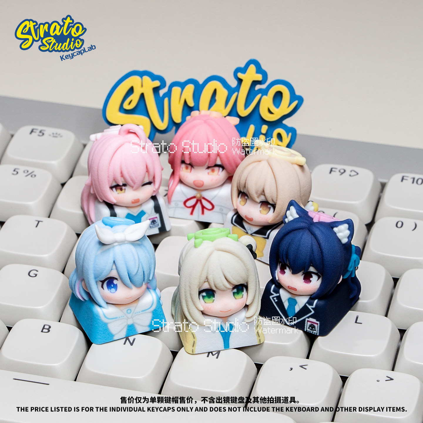 Keycap Artisan Anime - Novas Teclas de Resina de Personagens