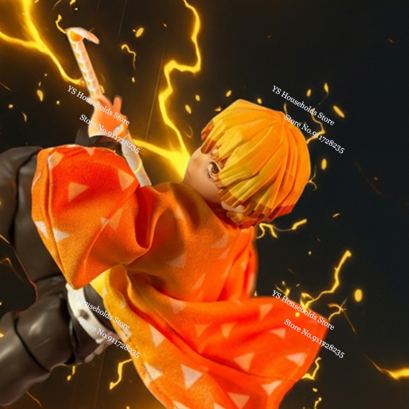 Windbreaker Anime Merchandise - 1/12 agatsuma zenitsu homem figura de