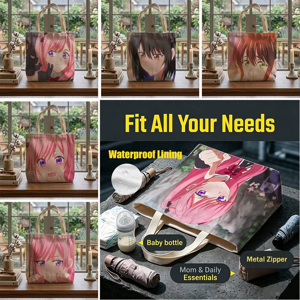 Anime Merch Shopping - Bolsas de armazenamento oficiais do anime