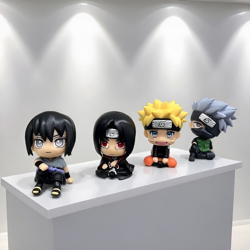 Original Anime Merchandise - Figurinha fofa do desenho animado NARUTO,