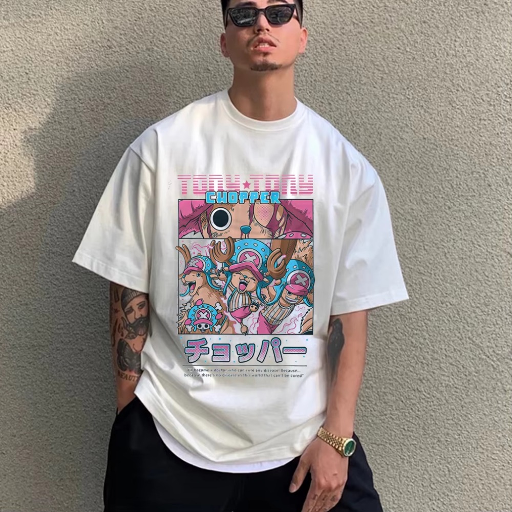 Anime Merchandise Store Japan - Camiseta masculina anime one peice chopper