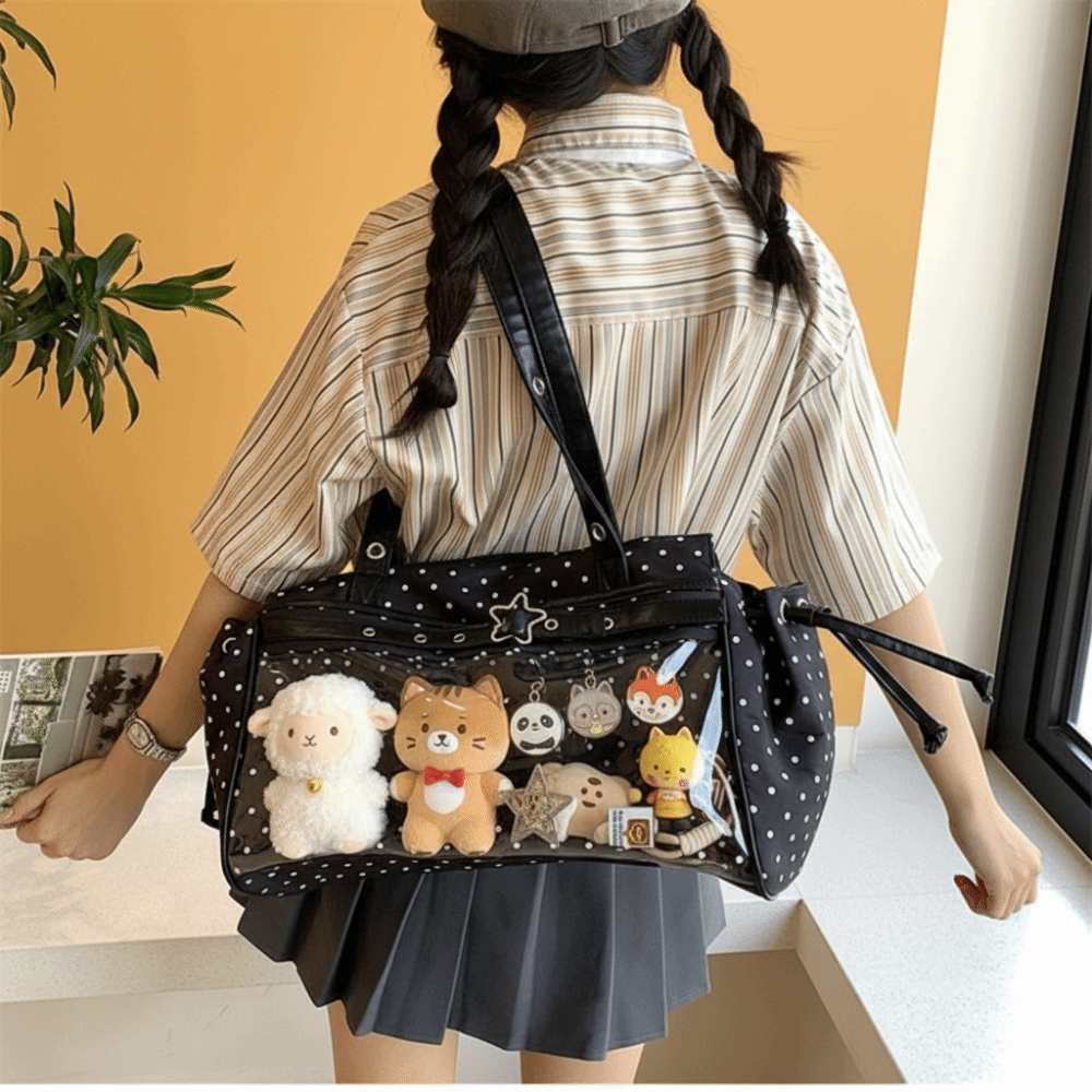 Bolsa de Ombro Transparente de - Anime Merchandise For Men avaliação e preço