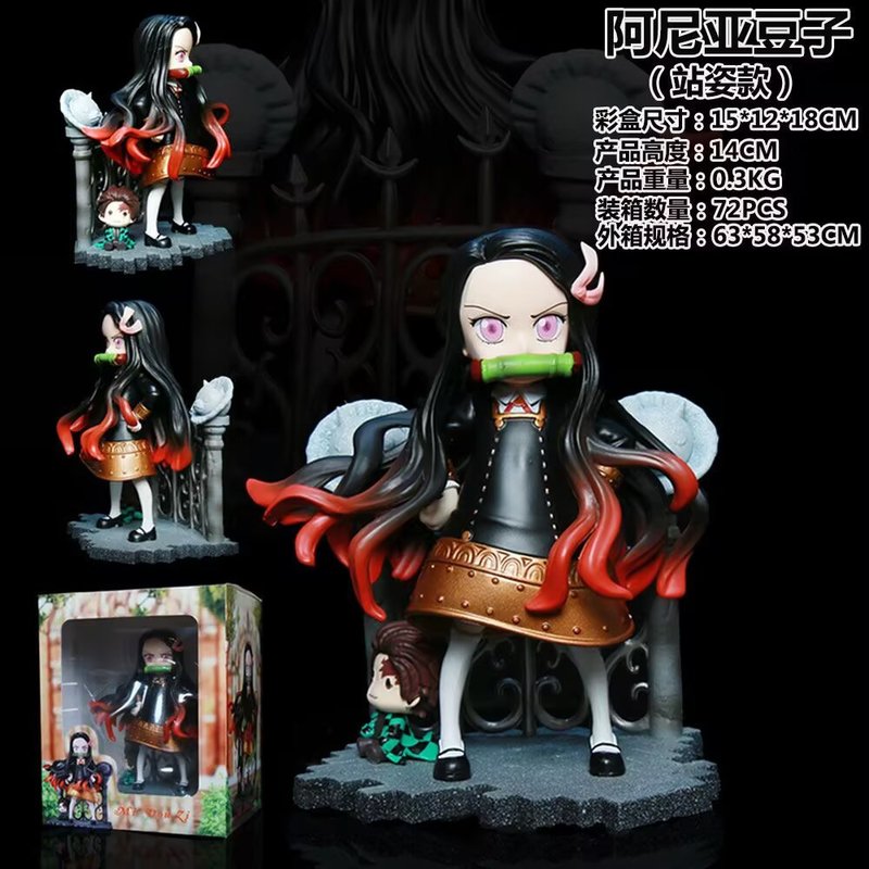 Mini Figura de Ação Anime Demo - Anime Merchandise Demon Slayer avaliação e preço