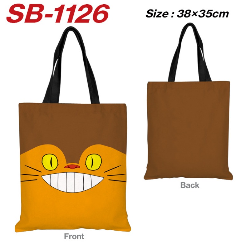 Bolsa de ombro de lona My Neig - Anime Merch Shopping avaliação e preço