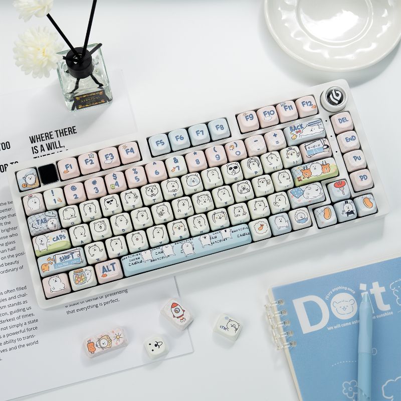 Novas Teclas PBT Dye Sub MOA J - Keycap Artisan Anime avaliação e preço