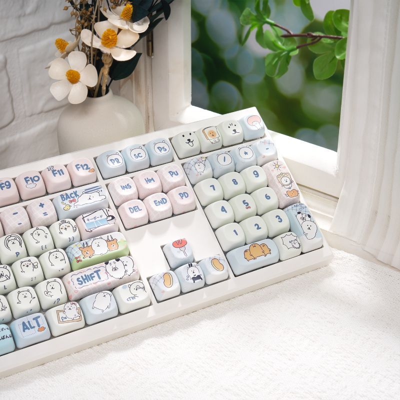 Novas Teclas PBT Dye Sub MOA J - Keycap Artisan Anime avaliação e preço