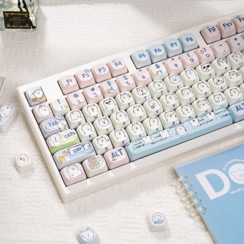 Novas Teclas PBT Dye Sub MOA J - Keycap Artisan Anime avaliação e preço