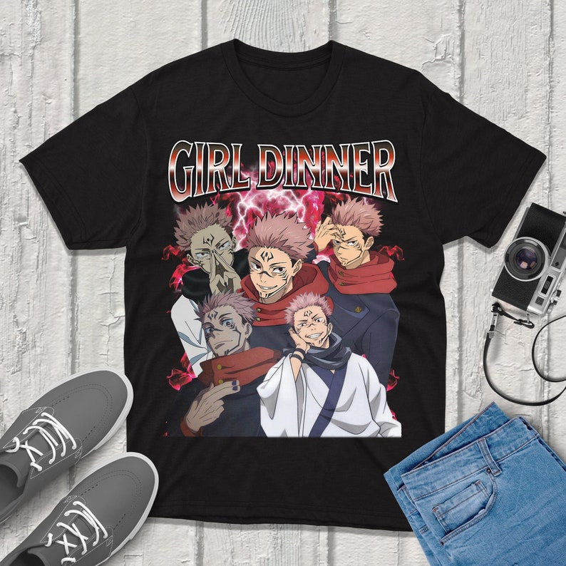 Sukuna jujutsu-kaisen camiseta - Anime Merchandise For Men avaliação e preço