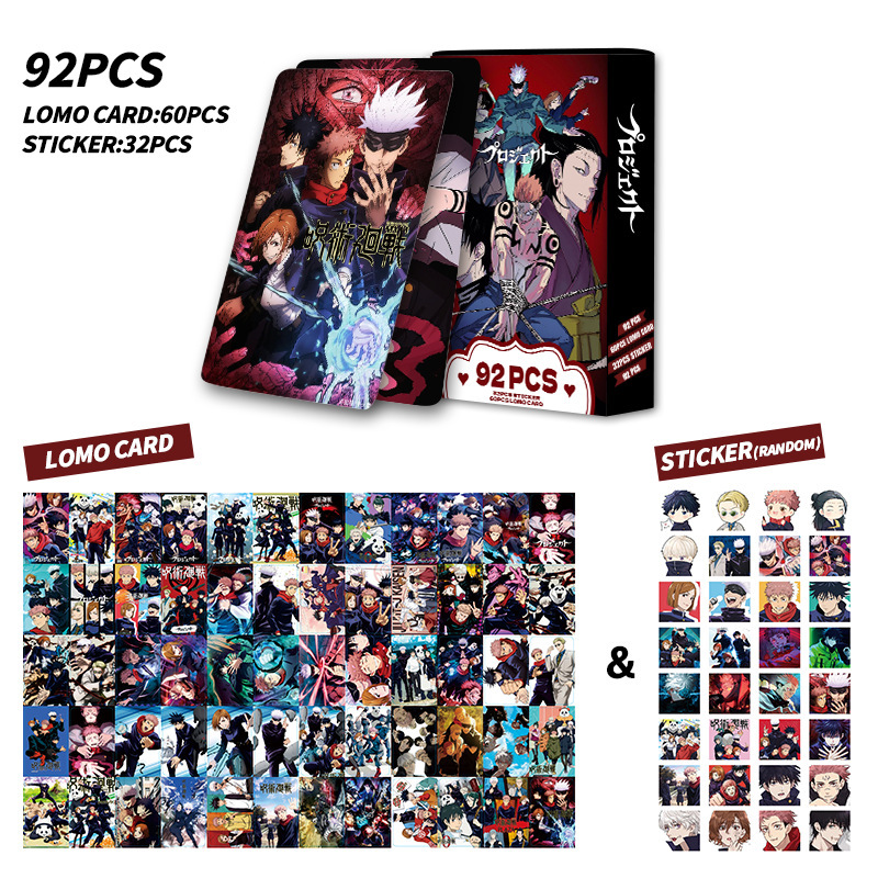 92 Cartas Jujutsu Kaisen de Du - Anime Merchandise In Japan avaliação e preço