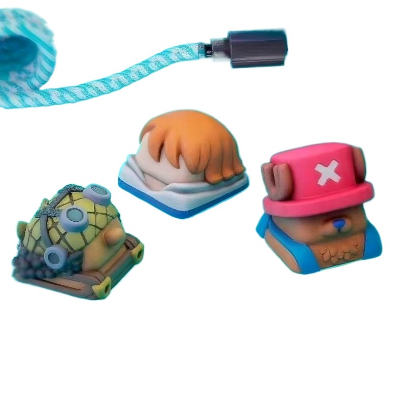 Uma peça chopper nami anime do - Keycap Artisan Anime avaliação e preço