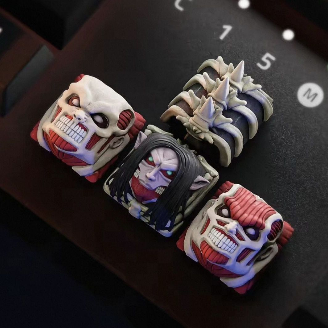NOVO Conjunto de Teclas Person - Keycap Artisan Anime avaliação e preço