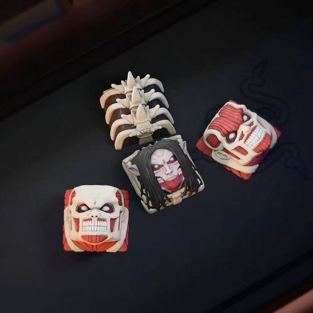 NOVO Conjunto de Teclas Person - Keycap Artisan Anime avaliação e preço