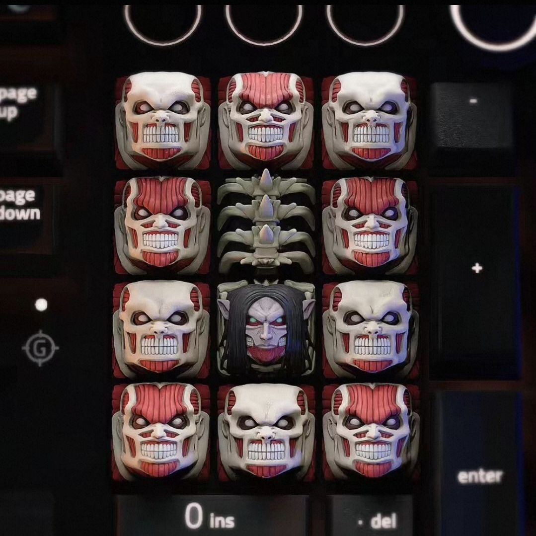 NOVO Conjunto de Teclas Person - Keycap Artisan Anime avaliação e preço