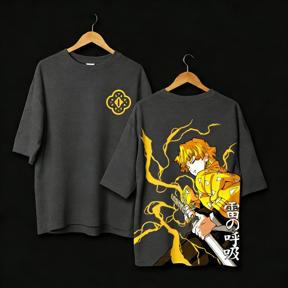 Camiseta Plus Size com Estampa - Anime Merchandise Demon Slayer avaliação e preço
