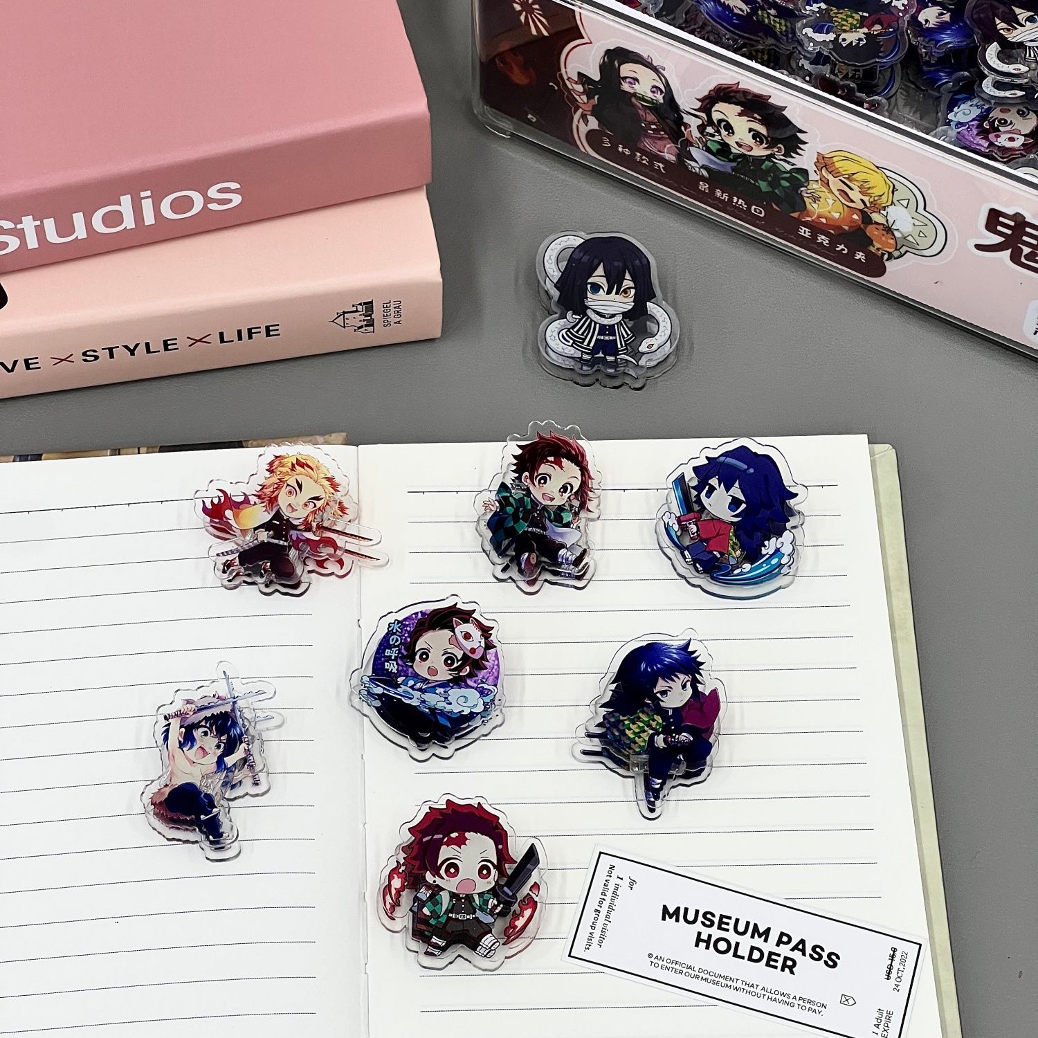 Caixa completa de pastas Demon - Anime Merchandise Demon Slayer avaliação e preço