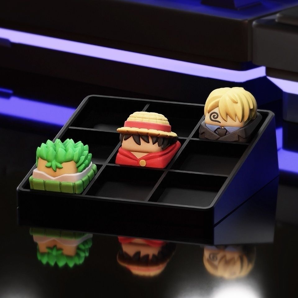 Novos Keycaps Kawaii ONE PIECE - Keycap Artisan Anime avaliação e preço